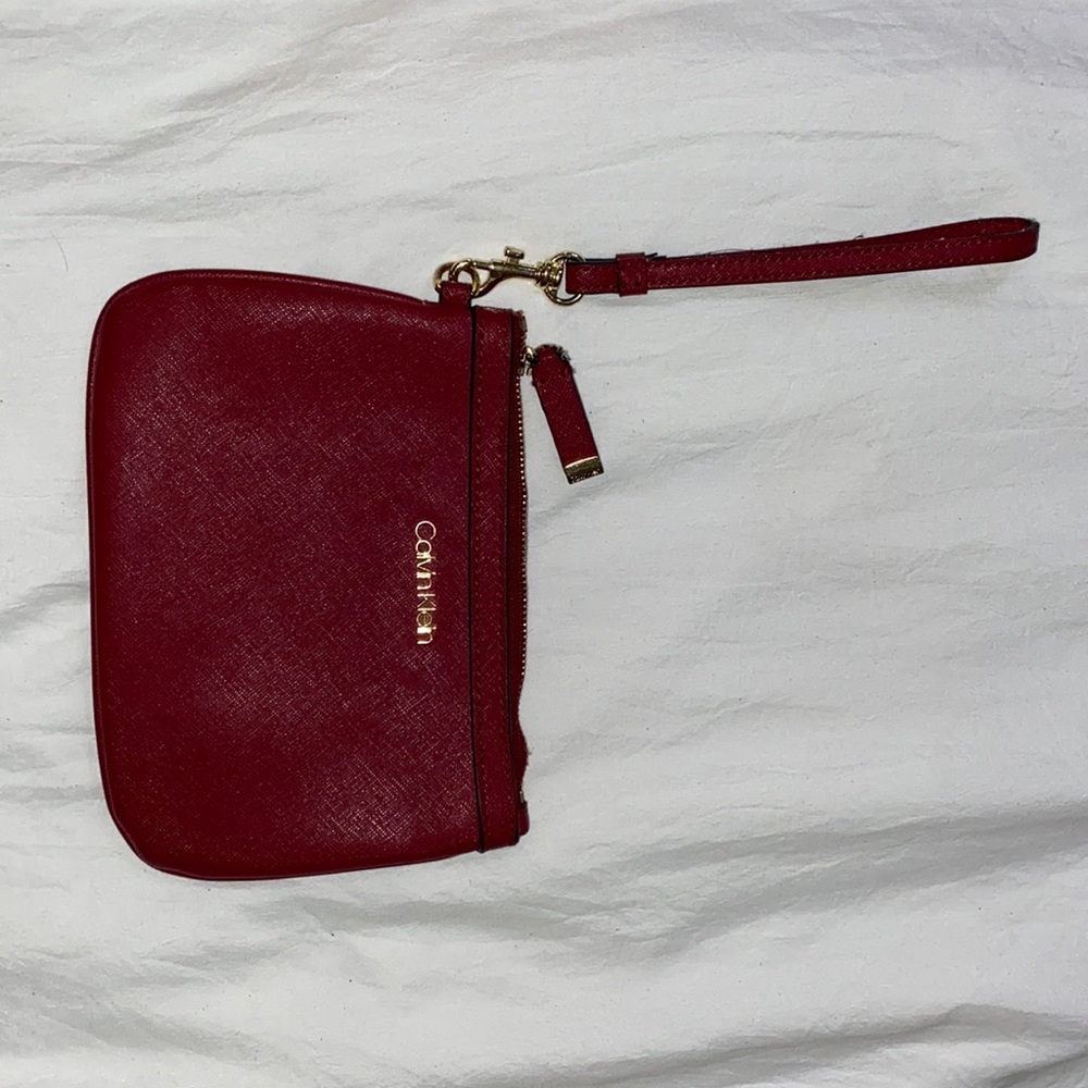 Calvin Klein! Deep red